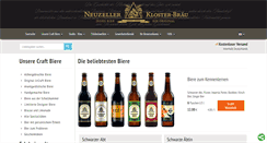 Desktop Screenshot of klosterbrauerei.com